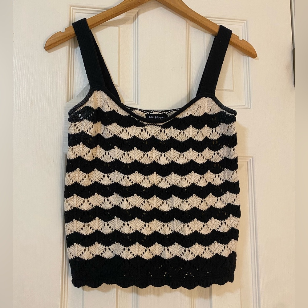 Blu Pepper Knit Tank